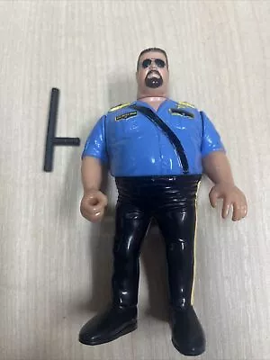 Buy WWF Hasbro Big Boss Man Series 1 Wrestling Figure With Night Stick • 25£