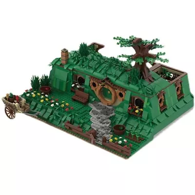 Buy LOTR Hobbit Hobbiton An Unexpected Gathering Display Building Block Set Lego MOC • 350£