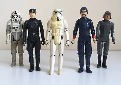 Buy Vintage Star Wars Figures Job Lot Bundle Incs Stormtrooper & Imperial Commander • 13£