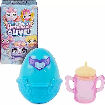 Buy HATCHIMALS Alive, 1-Pack Surprise Box Mini Figures Toy In Self-Hatching Egg (St • 13.91£