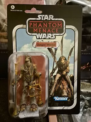 Buy Star Wars Kenner Hasbro VC74 The Phantom Menace Gungan Warrior Carded • 49.99£