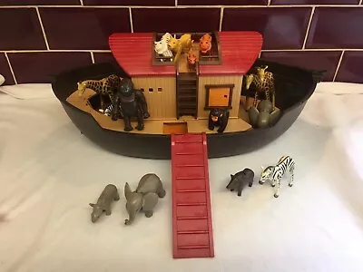 Buy Playmobil Noah's Ark With Some Animals Giraffe Have Damage Incomplete Set • 10£