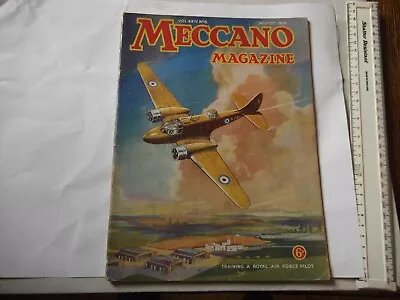 Buy Prewar Meccano Magazine - August1939 -good Condition For Year -please Read Below • 4.99£