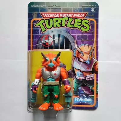 Buy Super7 - Teenage Mutant Ninja Turtles ReAction Figure Wave 6 - Triceraton • 10.99£