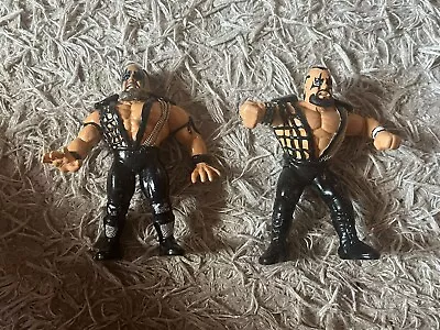 Buy WWF WWE Hasbro Custom POWERS OF PAIN Barbarian & Warlord Figures • 49.95£