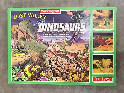 Buy Lost Valley Of The Dinosaurs Waddingtons Vintage Board Game 1985 + RULES • 39.99£