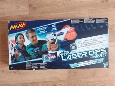 Buy Nerf Laser Ops Pro 2 Gun Pack Hasbro Alphapoint Blasters Lazer Pistol  • 19.95£