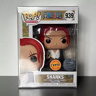 Buy Funko POP! One Piece Shanks Chase Limited Edition #939 • 36.99£