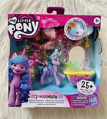 Buy My Little Pony Izzy Moonbow Critter Creation Playset 25+Pieces Kids Toy 5+ • 9.99£