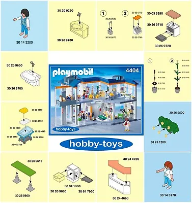 Buy Playmobil * 4404 4408 HOSPITAL ACCESSORIES * Spares * SPARE PARTS SERVICE * • 1.49£