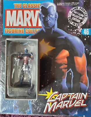 Buy Eaglemoss Classic Marvel Figurine Collection Captain Marvel (Kree) + Magazine • 4£