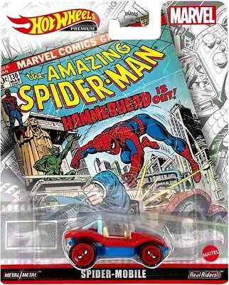 Buy Hot Wheels The Amazing Spider-Man Spider-Mobile Vehicle 1/5 • 9.99£