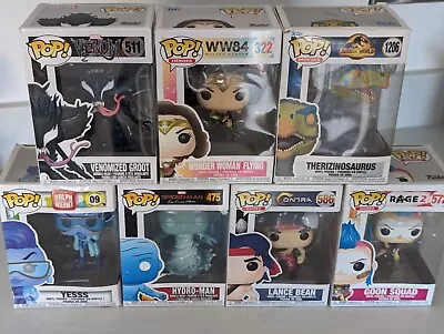 Buy Funko Pop Bundle Marvel / Jurassic Park / Gaming 7 In Total All Boxed . • 49.99£