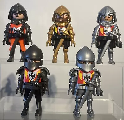 Buy Playmobil 5 Custom Dragon Knights 💥One Off Set💥 Medieval Castles Rare Figures • 14£