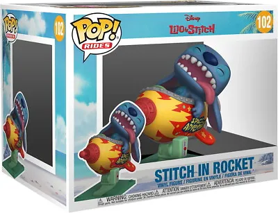 Buy Disney Stitch In Rocket - Lilo And Stitch 102 - Funko Pop! - Vinyl Figure • 37.40£