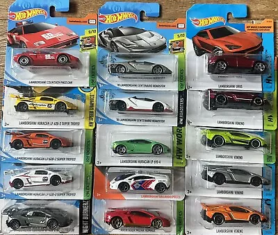 Buy Hot Wheels Matchbox 15 Car Lamborghini Collection Lot Bundle - Brand New • 75£