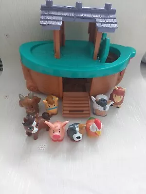 Buy Fisher Price Little People Noah's Ark Playset  With 8 Figures Preschool Toys • 12£