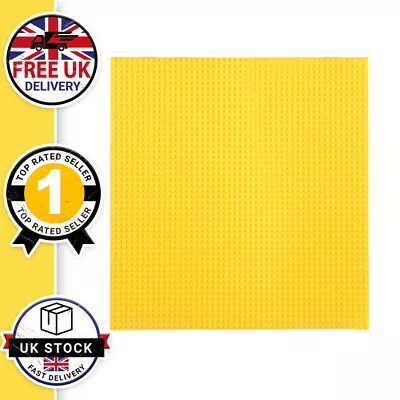 Buy BASEPLATES Base Plate For Building Blocks Compatible For LEGO Boards YELLOW • 4.95£
