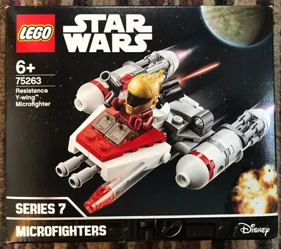 Buy LEGO Star Wars Micro Fighters Series 7 RESISTANCE Y-WING MICROFIGHTER Set 75263 • 16.99£