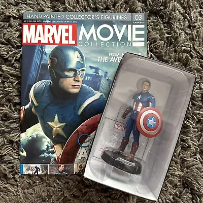 Buy Marvel Movie Collection - Issue 3 - Captain America - Eaglemoss Figurine • 4.50£