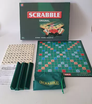 Buy Scrabble Original Board Game - Mattel~ 100% Complete • 9.95£