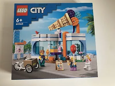Buy Lego 60363 Ice Cream Shop With Toy Cart Lego City Complete Only Missing 1 Figure • 10.95£