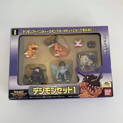 Buy Digimon Adventure Mini Figure Set Vol.1 BANDAI Japan W/BOX Vintage 1999 • 97.36£