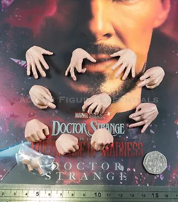 Buy Hot Toys Dr Strange Hands Wrist Peg Set 1/6 MMS645 Multiverse Of Madness • 34.95£