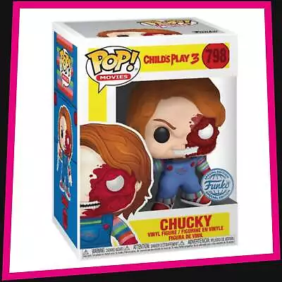 Buy Chucky - Battle Damaged Special Edition - Childs Play 3 #798 Funko POP! Vinyl Mo • 24.95£