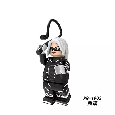 Buy LEGO Minifigure Spider Man 2 PS4 PS5 Black Cat Felicia Hardy Gamerverse PG-1903 • 7£