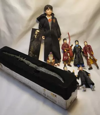 Buy Harry Potter Mixed Figures Bundle Plus Wand Ron Weasly Dumbledore Etc Quidditch • 12.99£