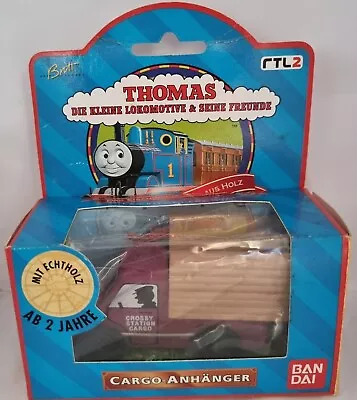 Buy Thomas Wooden Railroad, Bandai Crosby Station Cargo 1996 ,very Rare,new In Box, • 295£