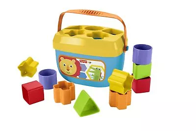 Buy Fisher-Price Stacking Toy Baby’s First Blocks Set Of 10 Shapes For S (US IMPORT) • 30.18£