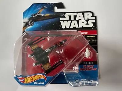 Buy Hot Wheels Die Cast Star Wars Poe's X-Wing Fighter • 4.99£