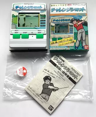 Buy Vintage 1990 RARE BANDAI - R.P.G GOLF - LCD GAME (Mint Condition) • 65£