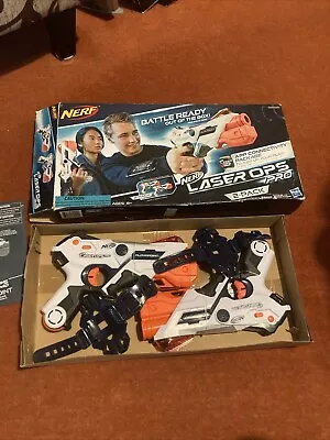 Buy Nerf Laser Ops Pro Twin Laser Combat Blaster Pack (x2) Boxed Pre-Owned (3) • 14.50£