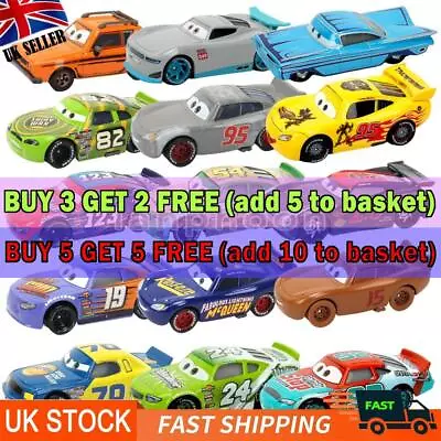 Buy Disney Pixar Cars Lightning McQueen 1:55 Diecast Model Car Toys Gift For Boy • 7.98£