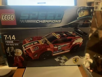 Buy Lego 75908 Speed Champions Ferrari 458 Italia GT2 - Used In Excellent Condition • 20£