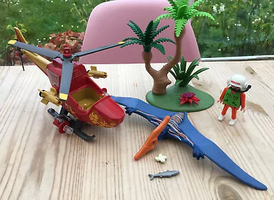 Buy PLAYMOBIL 9430 Helicopter With Pterosaur Playset Dinosaurs • 8.99£