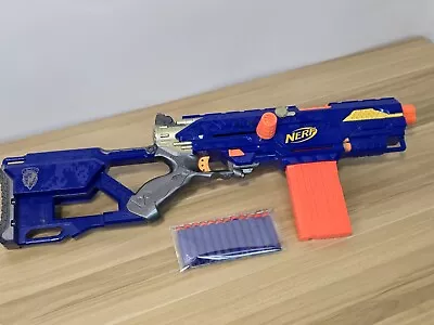 Buy Nerf N-Strike Longstrike CS-6 Sniper Gun Rifle With 12 Shot Mag + 12 Bullets  • 17.99£