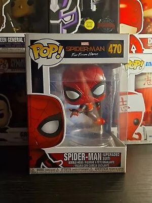 Buy Spider-Man (Upgraded Suit) - 470 - Spiderman Homecoming Funko Pop Vinyl • 10.89£