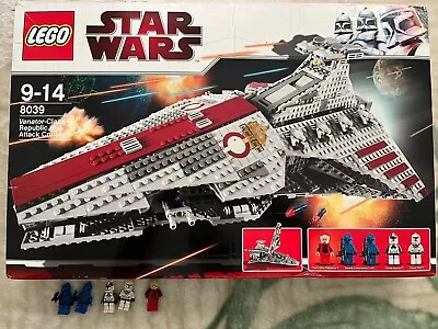 Buy LEGO Star Wars: Venator-Class Republic Attack Cruiser (8039) UNTESTED/UNCHECKED • 120£