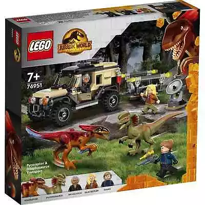 Buy LEGO Jurassic World: Pyroraptor & Dilophosaurus Transport (76951) New Sealed • 38.99£