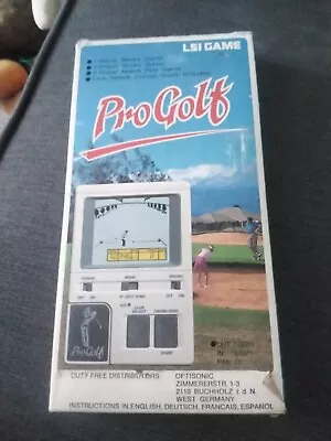 Buy Vintage Bandai 1984 Handheld Electronic Game LSI Pro Golf - Boxed • 25£