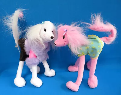 Buy 2 X BARBIE POSE ME PETS Puppy Dog * WIRED LONG LEGS Soft Toy MATTEL VINTAGE 2002 • 34.99£