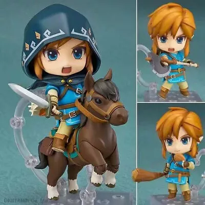 Buy Nendoroid The Legend Of Zelda 733DX# Link Breath Of The Wild Deluxe PVC Figure • 31.19£