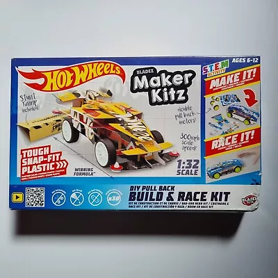 Buy Hot Wheels Maker Kitz Pull Back Bulid And Race Kit, Packaging Damaged • 5.90£