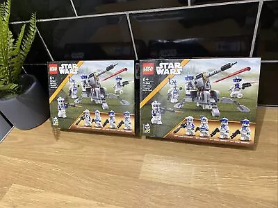 Buy LEGO Star Wars: 501st Clone Troopers Battle Pack (75345) NEW & FACTORY SEALED X2 • 24£