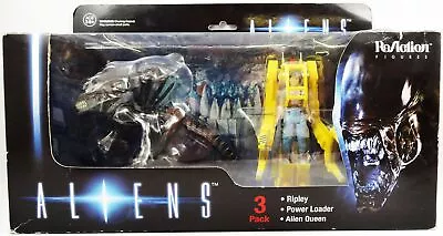 Buy Aliens - ReAction - Action Figure 3-Pack: Ripley, Power Loader, Alien Queen • 120.56£