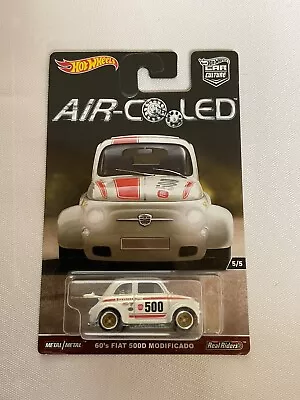 Buy Fiat 500d Modificado Air Cooled Premium Car Culture White Hot Wheels • 29.99£